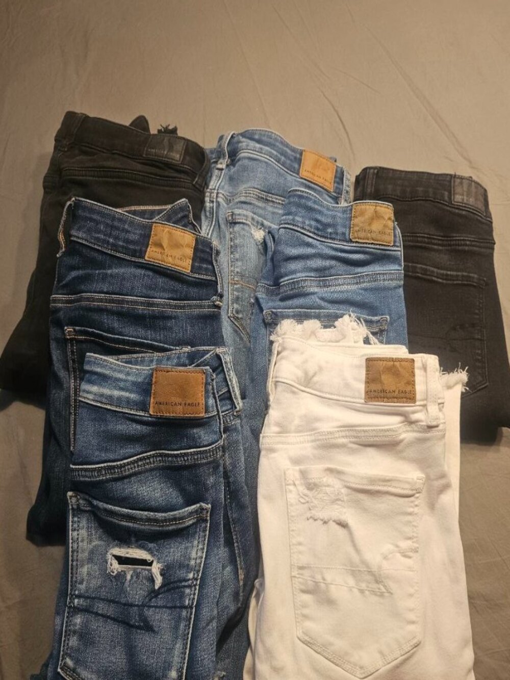 (7) Pairs of American Eagle Women's Denim Jeans Size 10 Short